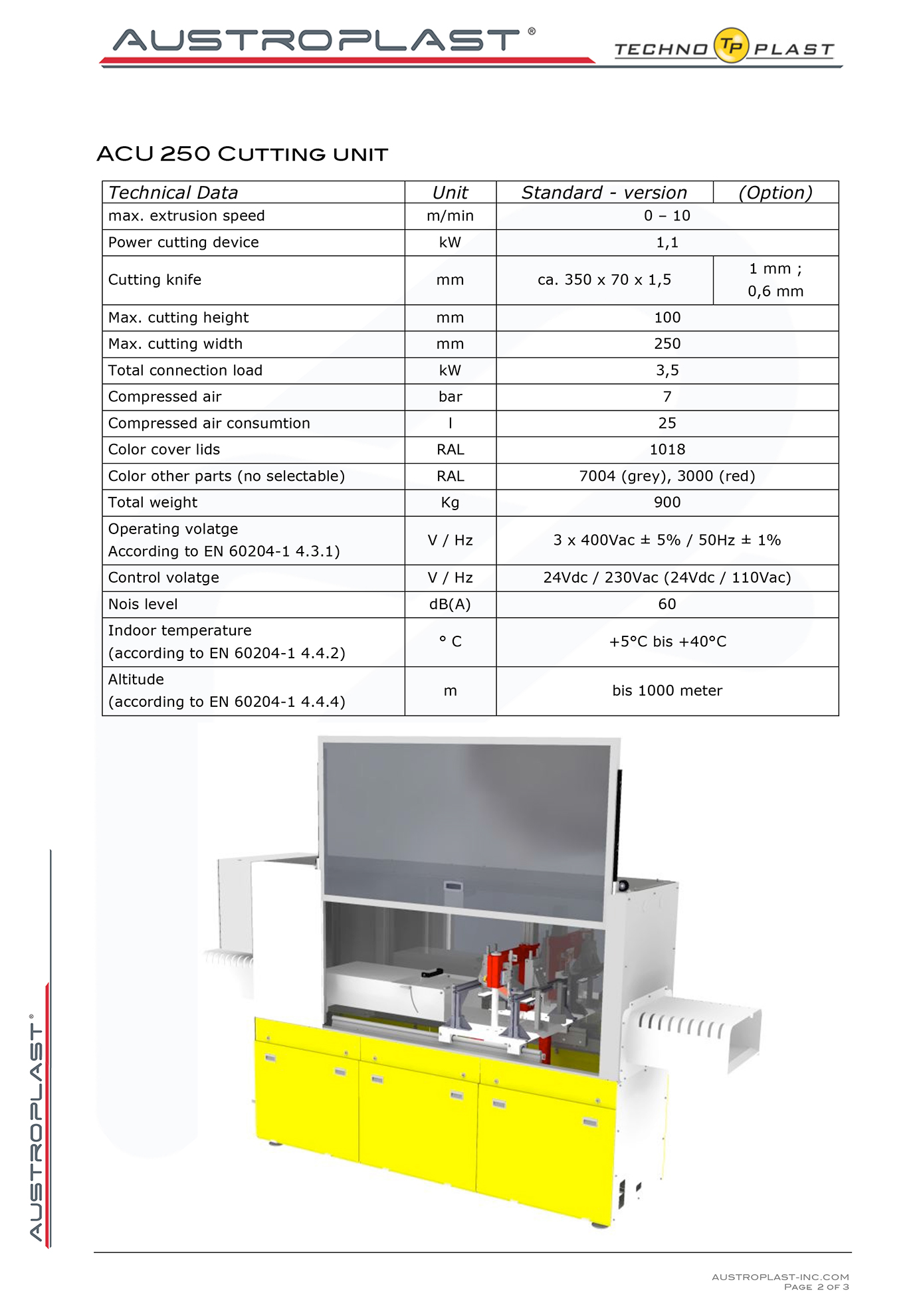 Microsoft Word - ACU_250 data sheet .doc