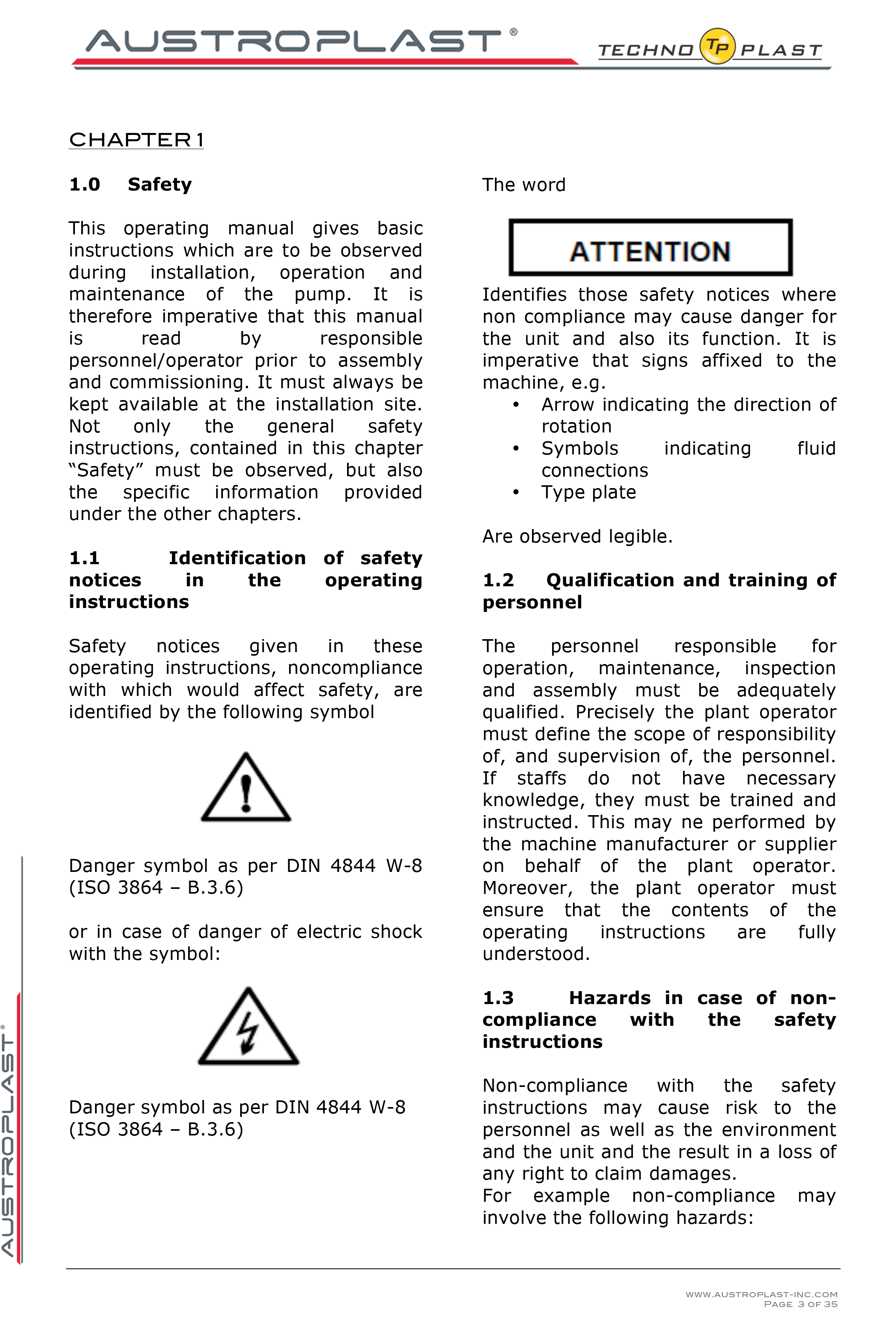 APV 150 operation manual -3