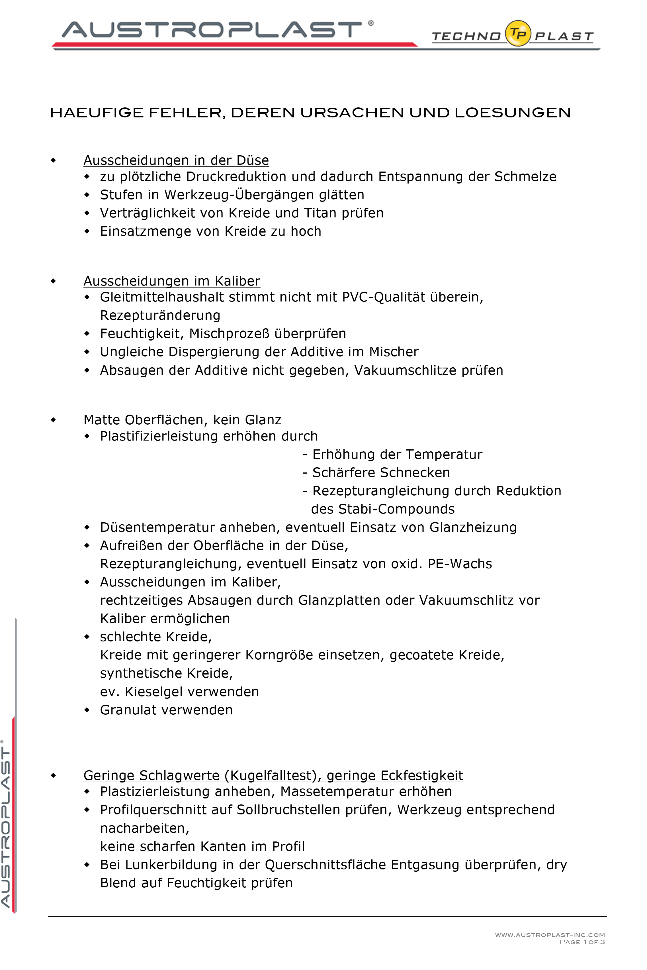 Microsoft Word - Fehler und Ursachen.doc