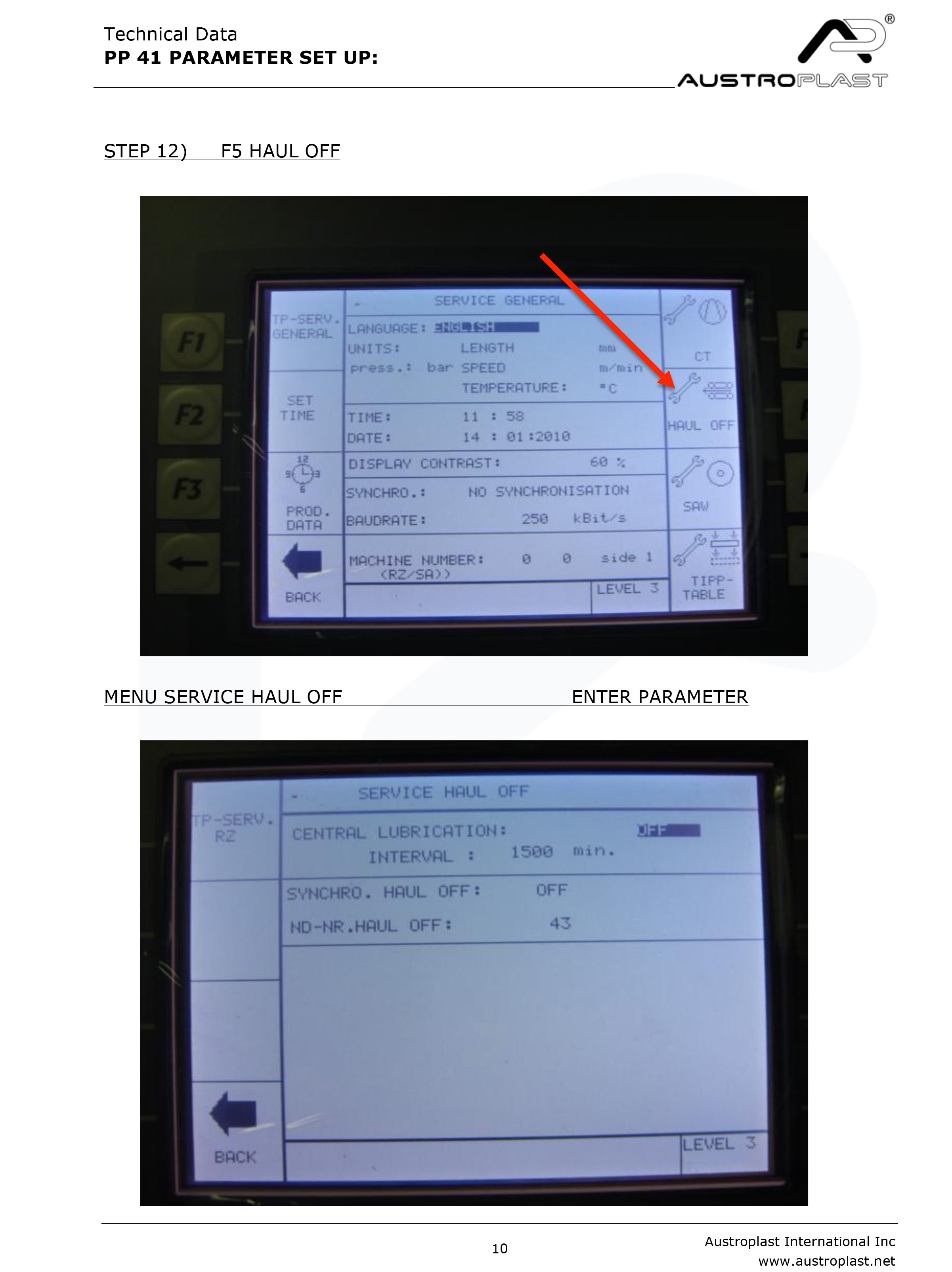 Microsoft Word - PP41 Parameter Set-up .docx