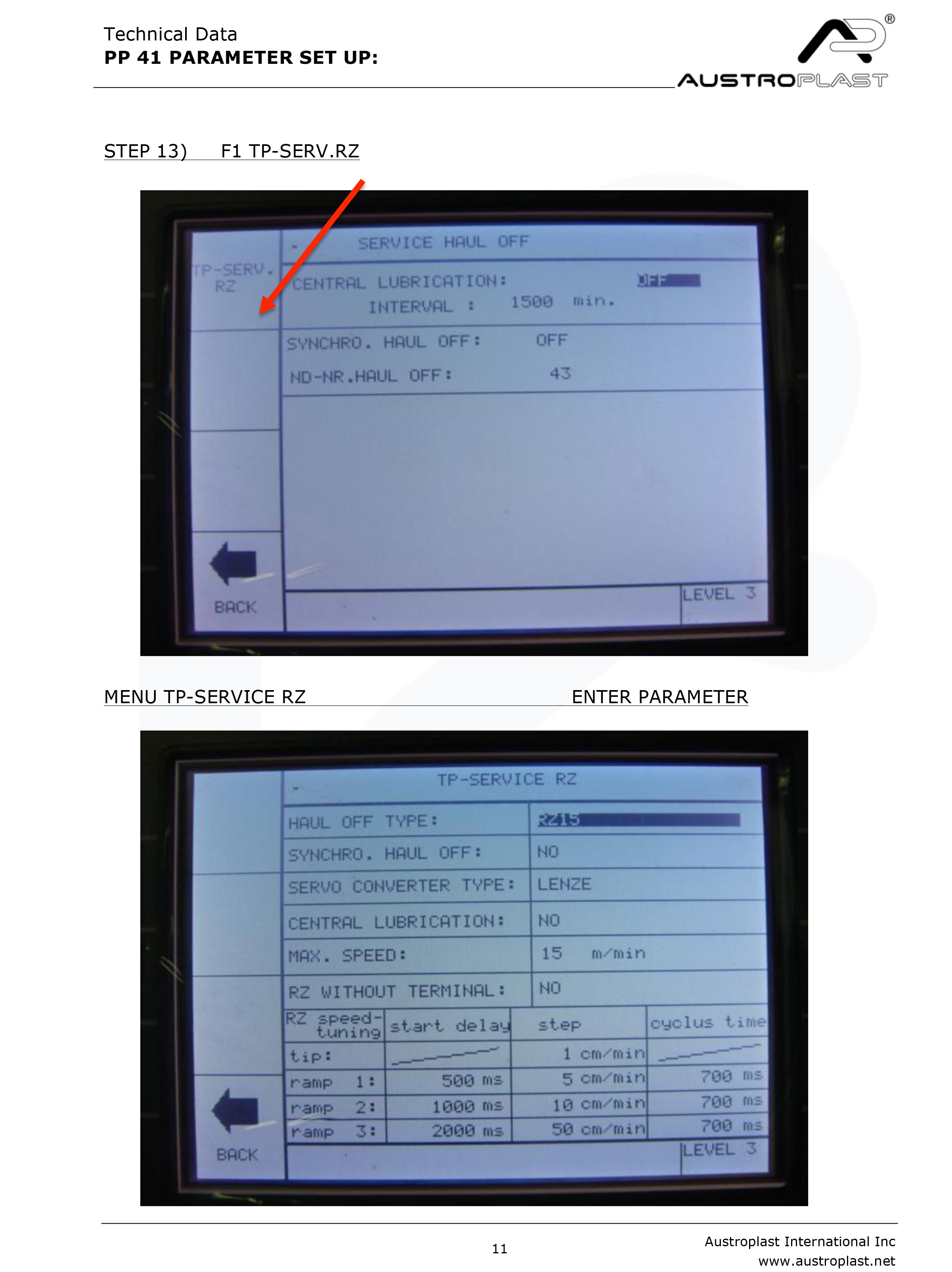 Microsoft Word - PP41 Parameter Set-up .docx