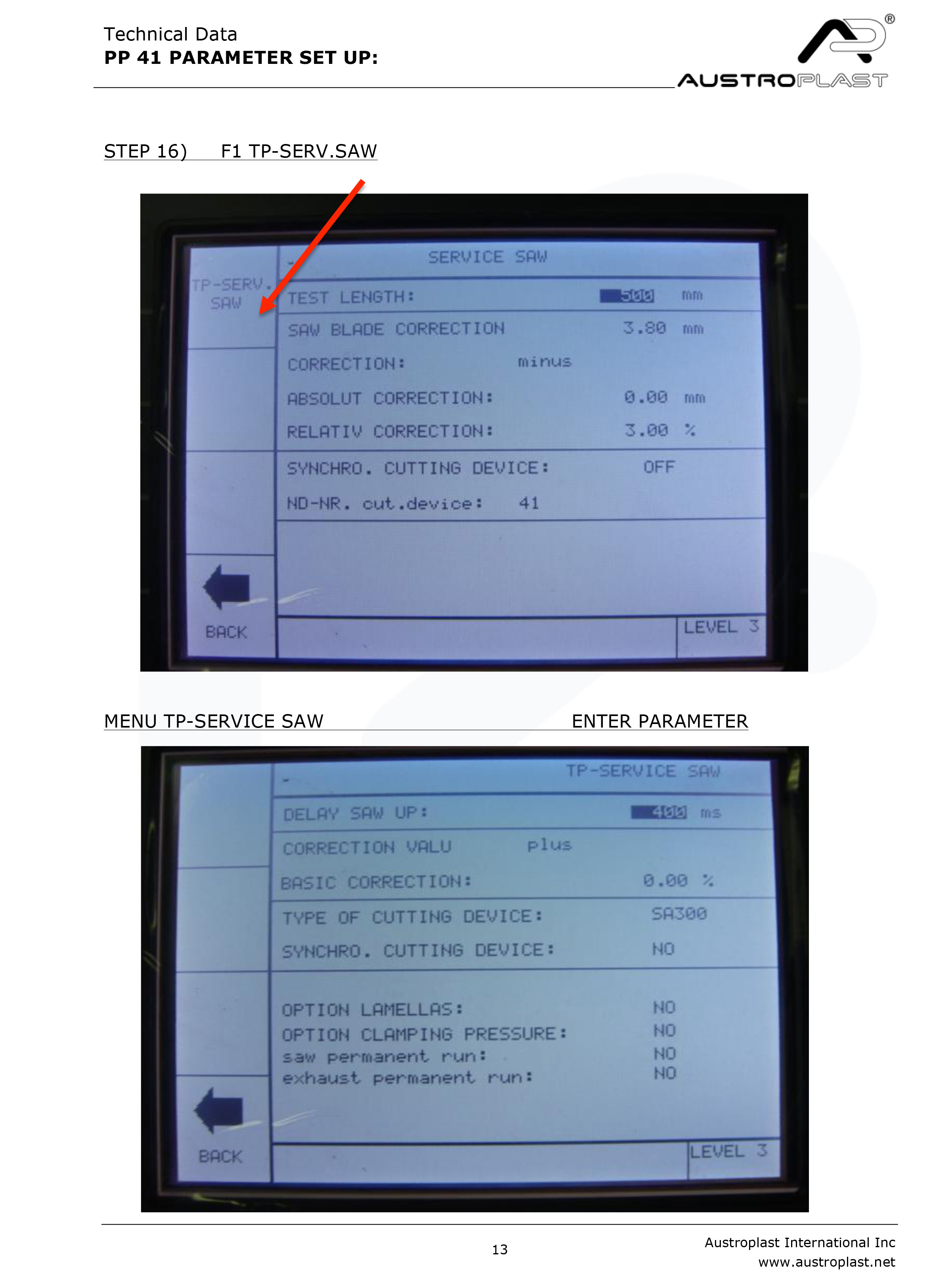 Microsoft Word - PP41 Parameter Set-up .docx