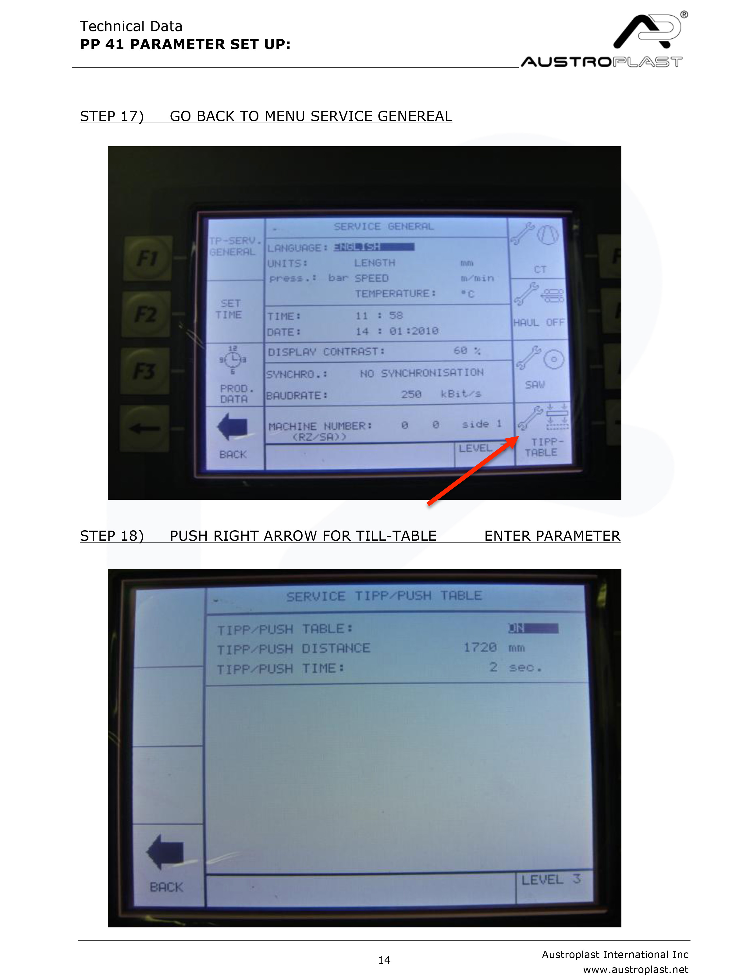 Microsoft Word - PP41 Parameter Set-up .docx