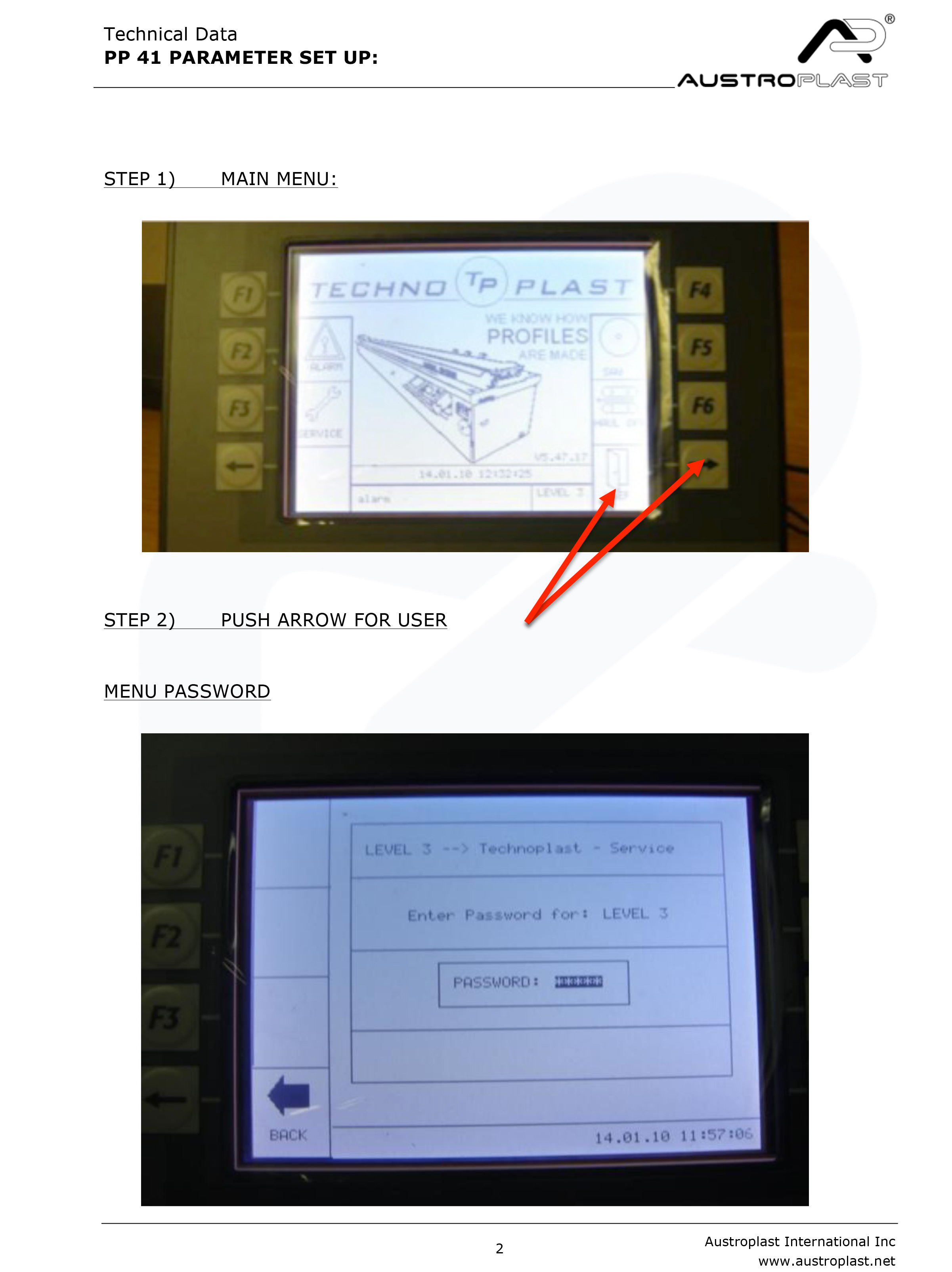 Microsoft Word - PP41 Parameter Set-up .docx