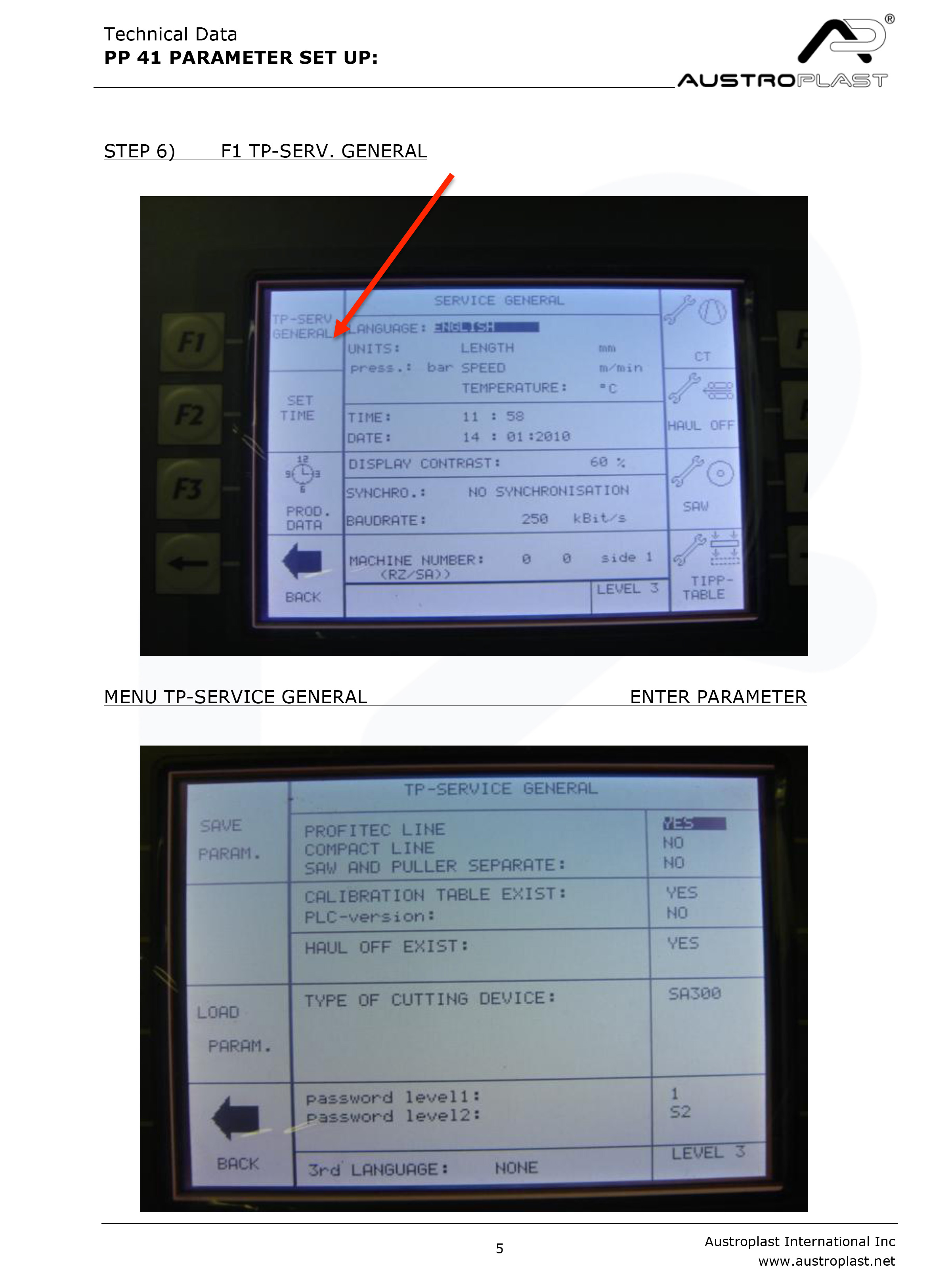 Microsoft Word - PP41 Parameter Set-up .docx