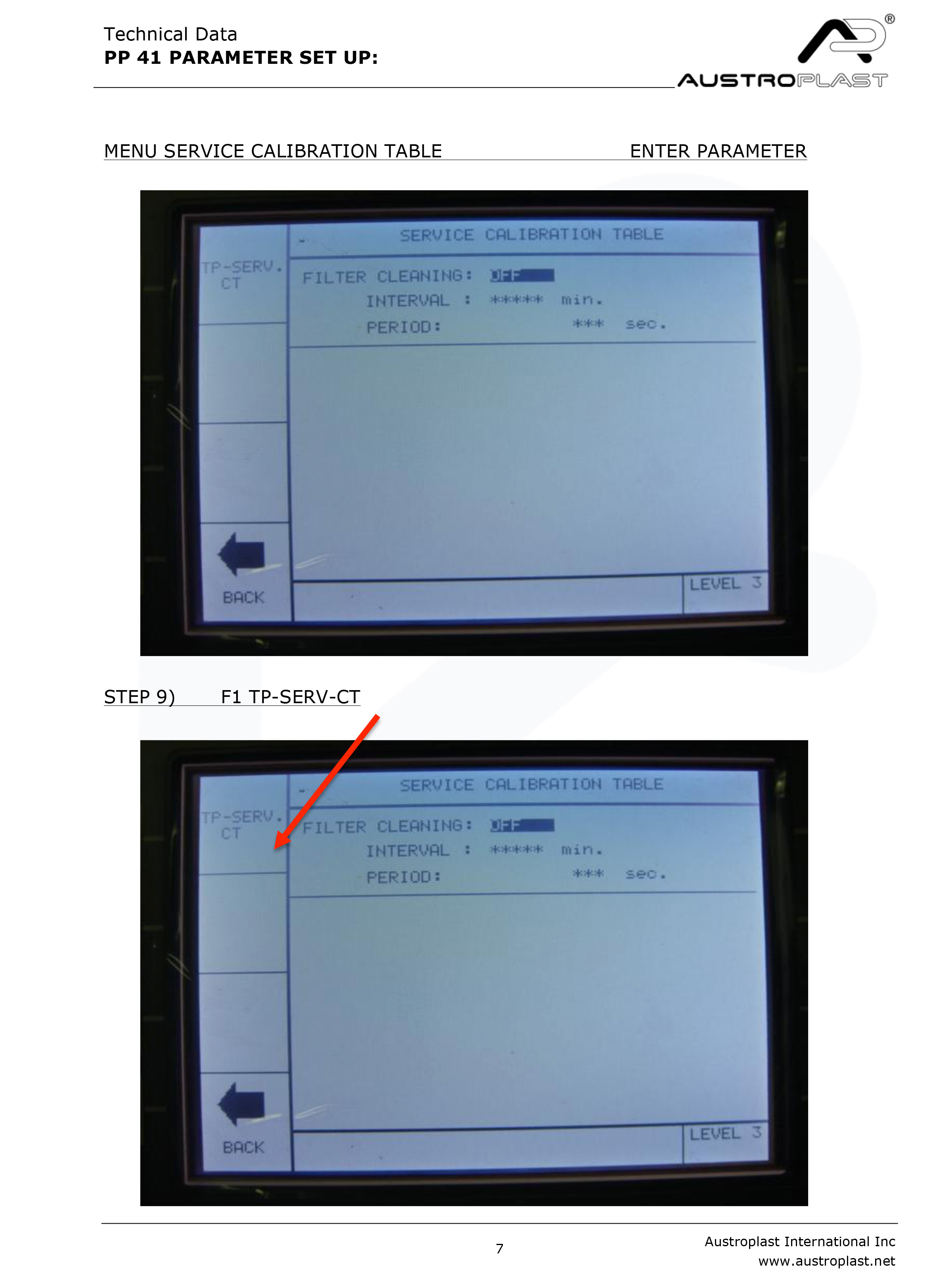 Microsoft Word - PP41 Parameter Set-up .docx