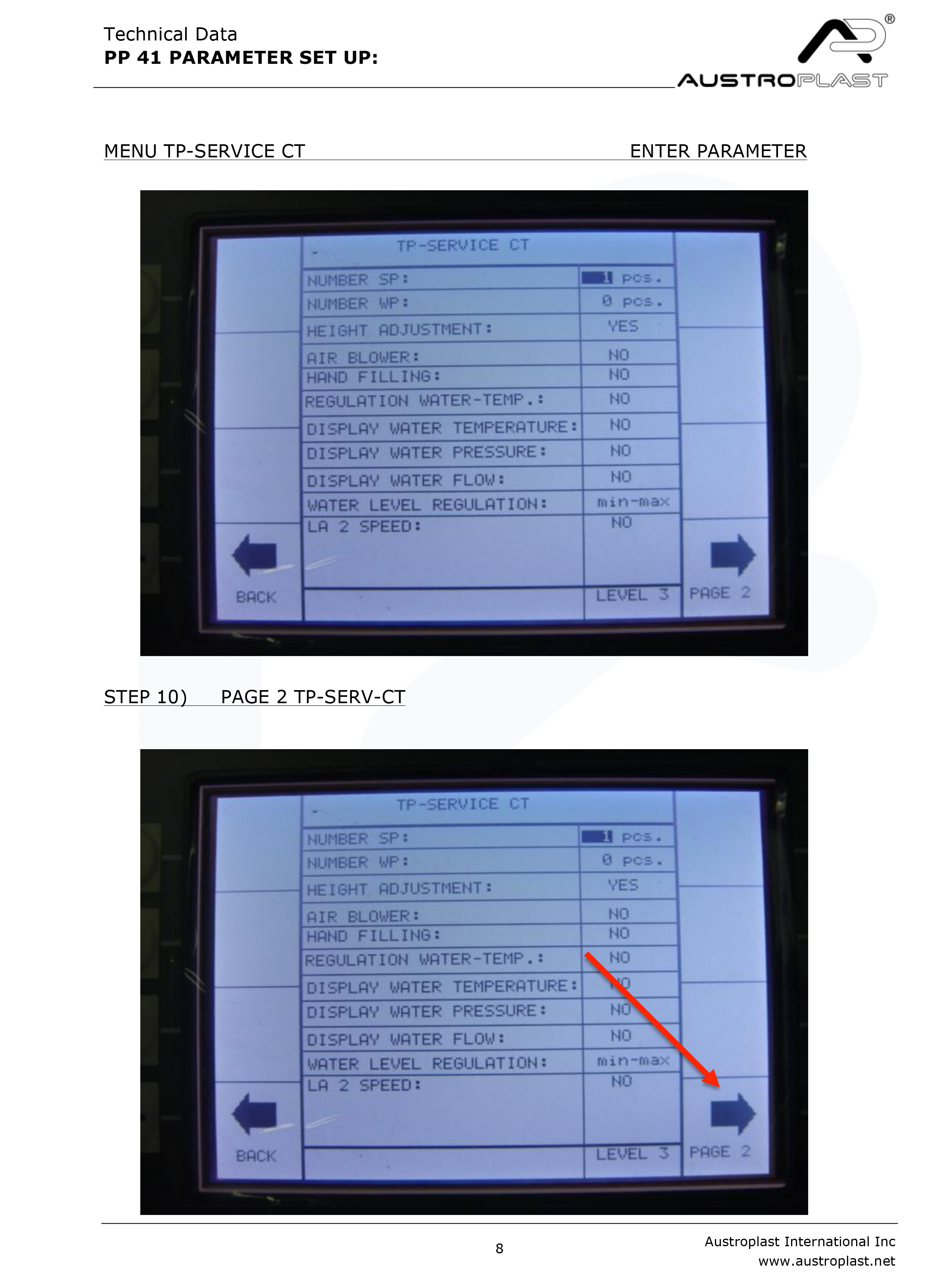 Microsoft Word - PP41 Parameter Set-up .docx